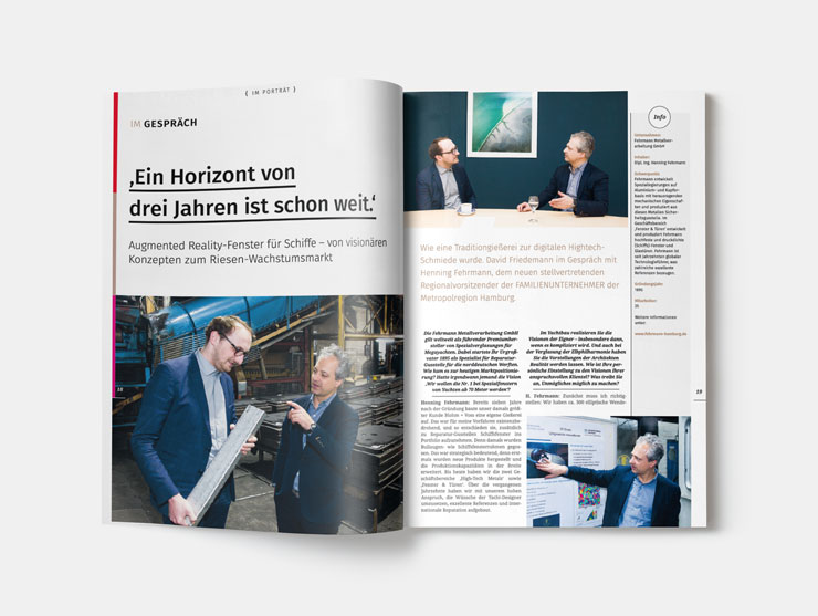 Innenseite HAMBURGER UNTERNEHMER
