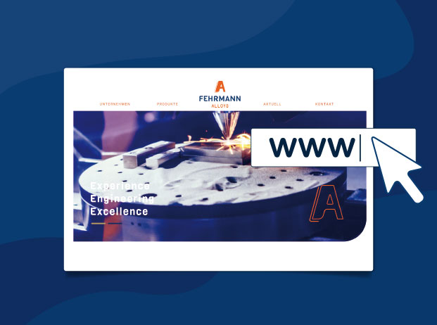 Bild mit Ansicht von der Website alloys.tech